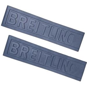 INSTR Voor Breitling DIVER PRO rubberen band Horlogebanden zonder gesp (Color : 153s Black, Size : 24mm Without buckle)