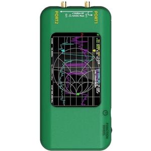 Antenne-analysator, 3,98 inch vectornetwerkanalysator 10k-1,5 GHz hoge frequentie VHF UHF-antenneanalyse, voor netwerkkabeldiagnostiek