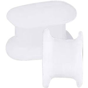 Big Toe Spacer, teenscheiders voor overlappende teen - Uitlijning van de teencorrector Het rechttrekken van de teenscheiders,Herbruikbare teenafstandhouder voor overlappende teencorrectietool voor ham