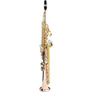 Fosforbrons sopraansaxofoon JSS-556, Bb een stuk rechte sopraansaxofoon professionele prestatie-examen beginner met volledige reistas, speciale nekband en reinigingsset
