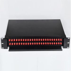 48 poort optische vezel einddoos vezelpatchpaneel SC FC LC Pigtail ODF 2U 48 single mode multimode(48 CORE FC UPC SM)