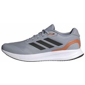 adidas heren Runfalcon 5 Running Shoes, halo silver/core black/Dusky Orange, 42 2/3 EU