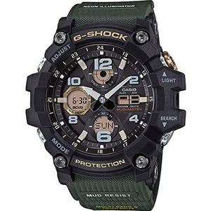 Casio GWG-100-1A3ER Digitaal herenhorloge met harsarmband, zwart, armband