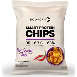 Body & Fit Smart Protein Chips Hot Sweet Chili Proteinsnack Eiwitsnack 276 gram (12 zakjes)