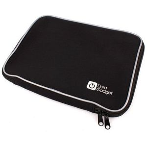 DURAGADGET Black Shock-Absorbent 17.5"" Neopreen Laptop Sleeve Dual Zips - Compatibel met de Asus ROG G752VY / G752VL / G752VT Gaming Laptop, Zwart