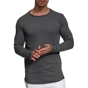 Indicode - Willbur - Longsleeve Shirt - Katoen - Iron