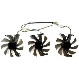 Voor PNY voor GeForce RTX3070ti 3080 3080ti 3090 XLR8 voor UPRISING EPIC-X RGB Triple Fan OC Grafische Kaart Vervangende Ventilator T129215SU(Set of three fans)
