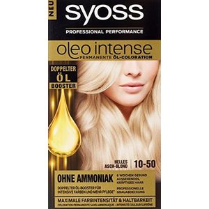Syoss Oleo Intense Haarverf, 10-50 licht asblond, 3 stuks (3 x 115 ml)
