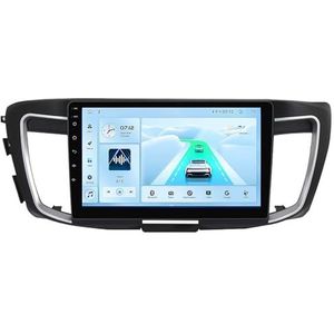 Android 14 Autoradio Stereo voor H-onda Accord 9 (2012-2018) 9 Inch Touchscreen Multimedia Speler met Draadloze Carplay 2 Din GPS Navigatie FM RDS Bluetooth 5G-WiFi SWC DSP,M400s