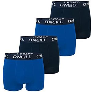 O'Neill Heren Boxershort Uni Sport Boxer S M L XL XXL 95% katoen onderbroek 4-pack, Kobalt Marine (4749p), L