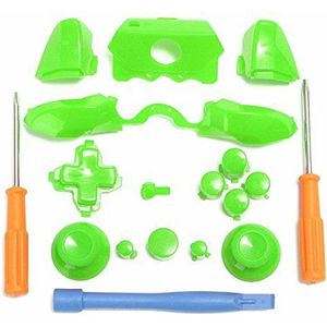 Bumpers Triggers Knoppen DPad LB RB LT RT Knoppen & T6 T8 Schroevendraaiers & Crowbar Voor Xbox Een Elite Controller 3.5mm (Groen)