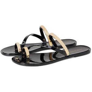 Steve Madden Fuze Slide sandaal voor dames, Zwart, 38-39 EU