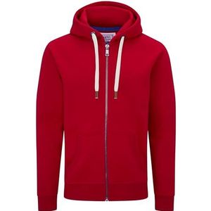 Charles Wilson Originals Hoodie Met Rits (M, Red (1021))