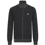 INDICODE JEANS Gebreid vest 'Andy'  zwart