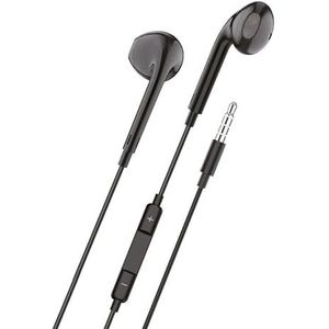 TechOneTech Ear Tech in-ear hoofdtelefoon, geïntegreerde microfoon, mini-jack stekker 3,5 mm, spraakassistent, 1,20 m kabel