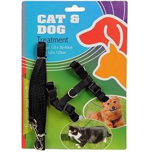 Pet Treatment Harnas 30-40 cm + riem 120 cm voor honden/katten