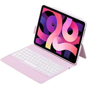 Bluetooth Toetsenbord Voor iPad Pro Air 4/iPad Pro 11 2018 2020 2021 Met Pen Slot Stand Duurzaam TPU Cover (voor iPad Pro11 2021, roze)