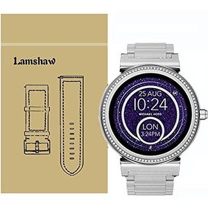 LvBu Armband compatibel met Michael Kors Sofie, Classic roestvrijstalen horlogeband voor Michael Kors Access Sofie Smartwatch,