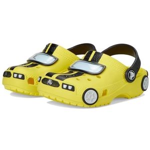 Crocs - Toddler Classic IAM Race Car - Klompen - Cyber Yellow - Kunststof