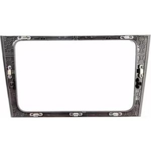 Autoradioframe Auto CD-box Radio Hoofdunit Bezel Trim Scherm Frame 5K0858061F Voor Golf 6 Voor GTI Voor MK6 Dashboard Radio Speler Trim