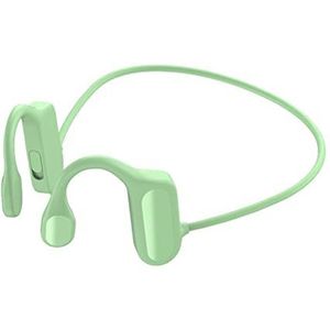 Tityvirnix Bone Conduction Hoofdtelefoon Dubbele Oren Headset voor Rijden Indoor Fitness groen
