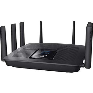 Linksys AC5400 draadloze router Gigabit Ethernet Tri-band (2.4 GHz / 5 GHz / 5 GHz) Zwart