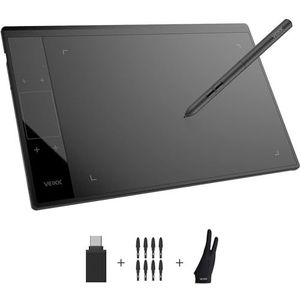 VEIKK - A30 V2 - Grafisch Tablet - Zwart - 8192 Drukniveaus
