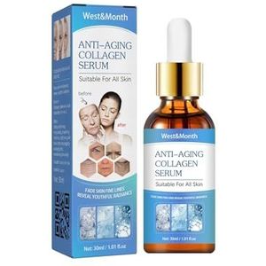 Collageenessence voor het gezicht, vermindert fijne lijntjes, verstevigt de huid, verheldert de teint, diep vocht (1 stuk)