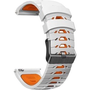 22mm Siliconen Bandjes fit for Garmin Forerunner 745 Armband Quick Release Sport Bandjes fit for Forerunner 255 Muziek Vivoactive 4 (Color : Color C1, Size : Huawei GT2 to 3 46mm)
