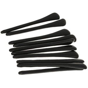 Pack van 10x Siliconen Brillen End Tips Oor Sok Tubes Vervangingen Zwart