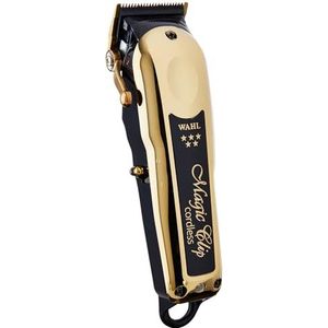 WAHL Professional 5 Star Gold Cordless Magic Clip Hair Clipper met 100+ minuut looptijd voor professionele kappers en stylisten - model 8148-700