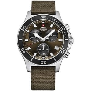 Swiss Military SM34067.06 Chronograaf 42 mm 10 ATM, bruin, riemen