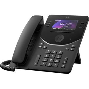 CISCO - 9851 - Desk Phone - Carbon - VoIP, 6 Telefoonlijnen, Luidsprekertelefoon