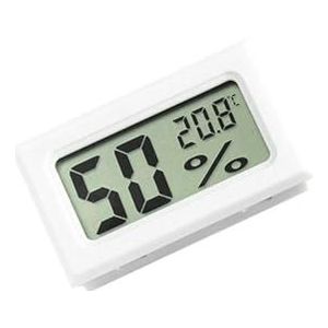 Mini Zwart Wit Digitale LCD Indoor Handige Temperatuursensor Vochtigheidsmeter Thermometer Hygrometer Gauge(Temperature humidity-02)