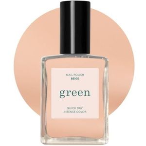Manucurist Green Nail Polish - Klassieke, natuurlijke 9-vrije nagellak - Veganistische nagellak met natuurlijke ingrediënten (84%) - Manicure - Nagelverzorging - 15 ml