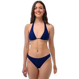 ROCK-IT Apparel I Premium Push up Bikini Dames Set I Bikini Top Set met Bikini Broekje I Triangle bikini I Marine Blauw S