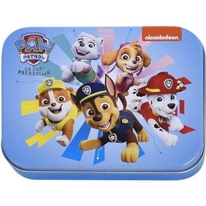 Paw Patrol Kinderpleisters met Licentie -5 stuks- Metalen Doos - 24 Pleisters - Mooie Design Pleister bewaardoos voor Kinderen - Plakpleister met Design - Geschikt voor Rugzak - Handtas