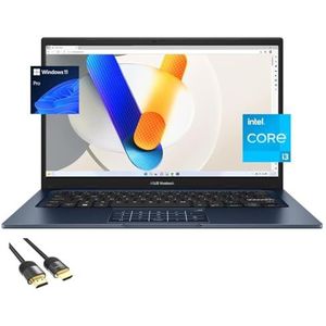 ASUS Vivobook Laptop for Students and Business, 14"" FHD Micro-Edge, 12th Gen Intel Core i3-1215U, 16GB RAM, 1TB PCIe SSD, WiFi 6E, Webcam, 180° Lay-Flat, USB-C, US Version KB, PDG HDMI, Win 11 Pro