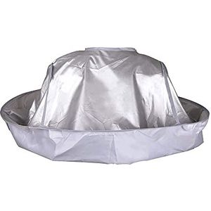 DOULEIN Haarknipmantel paraplu cape, opvouwbare waterdichte kappersparaplu cape schort mantel haarvanger, voor knippen, haarkleuren, kapsalon, Grijs, 60