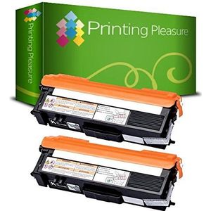 Printing Pleasure 2 Laser Toner Zwart Compatibel met Brother HL-4140CN 4150CDN 4570CDW 4570CDWT MFC-9460CDN 9465CDN 9970CDW DCP-9050CDN 9055CDN 9270CDN | TN325 BK