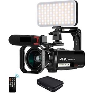 Camcorder-videocamera Camcorder Professionele videocamera, 10x optische zoom, Livestream Vlog-opnamen