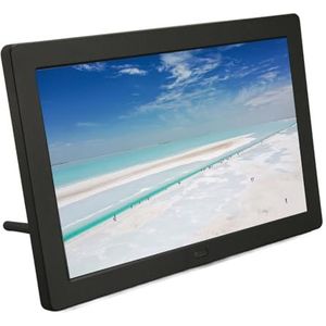 Slimme Digitale Fotolijst, Digitale Fotolijst, USB-afstandsbediening, 8 Inch Standaard, Schermwissel voor foto's (EU-stekker)