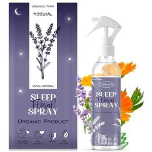 Deep Sleep Pillow Spray, Pillow Mist voor slaap, ontspannend, essentiële oliën van lavendel (ontspanning), aloë vera (zuurstofrijk) en kamille (kalmerend), 200 ml