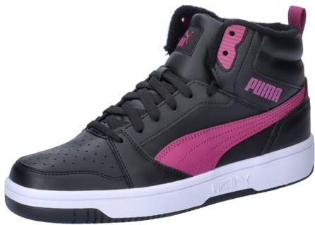 PUMA - REBOUND V6 MID WTR JR - Sneakers - Zwart - Kunststof