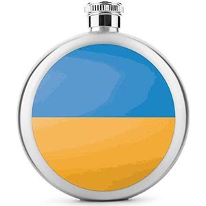 Oekraïne Vlag Rvs Wijnfles voor Mannen Vrouwen Fles Draagbare Drank Fles voor Bruiloft Reizen