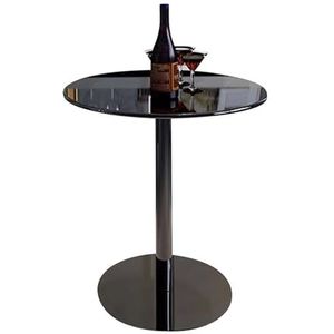 Moderne ronde cocktailtafel pubtafels, ronde bijzettafel hoogte bartafel kleine bijzettafel voor woonkamer, salontafel bank snacktafel keukeneettafel (Size : 60x60x72cm)