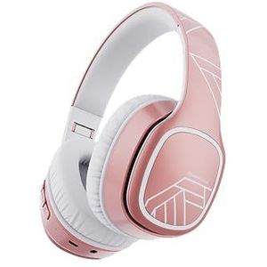PowerLocus P7 Bluetooth over-ear, opvouwbare hoofdtelefoon, draadloze hoofdtelefoon met bass-modi, hifi-stereo met handsfree-functie, USB-C opladen en lange batterijduur voor iPhone/PC/tv