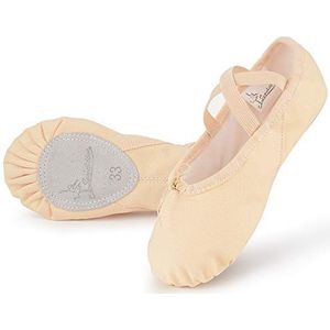 Soudittur Dansschoenen Balletschoenen Dames Meisje Beige 24 EU