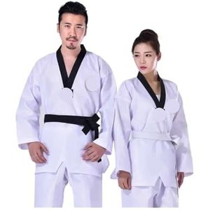 Karate Judo Training Competitie Kleding Taekwondo Uniform Blauw Trainingspak Kung Fu Uniseks Kostuums voor Mannen Vrouwen