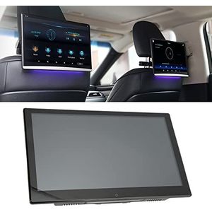 Auto Hoofdsteun Scherm, 13.3in Auto Hoofdsteun Monitor 4K 1080P Touchscreen 2 + 16G Achterbank Kussen Multimedia Speler voor Android 10.0